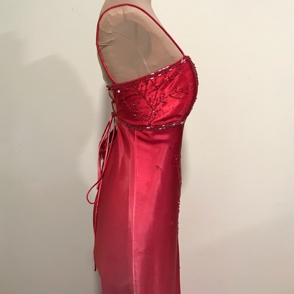 Betsy & Adam Pink Ombré Gown - Picture 5 of 7